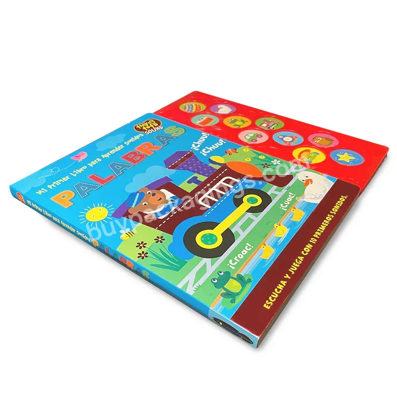 Full Color Cheap Custom Hardcover First Words Children Story Board Books For Kids
