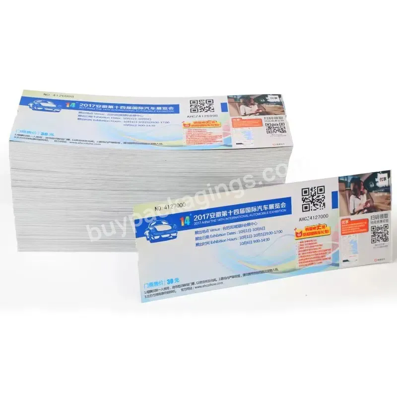Genuine Factory Price Printing High Quality Ryder's Cup Airline Ticket - Buy Airline Ticket,Ryder's Cup Ticket,Printing Ticket.