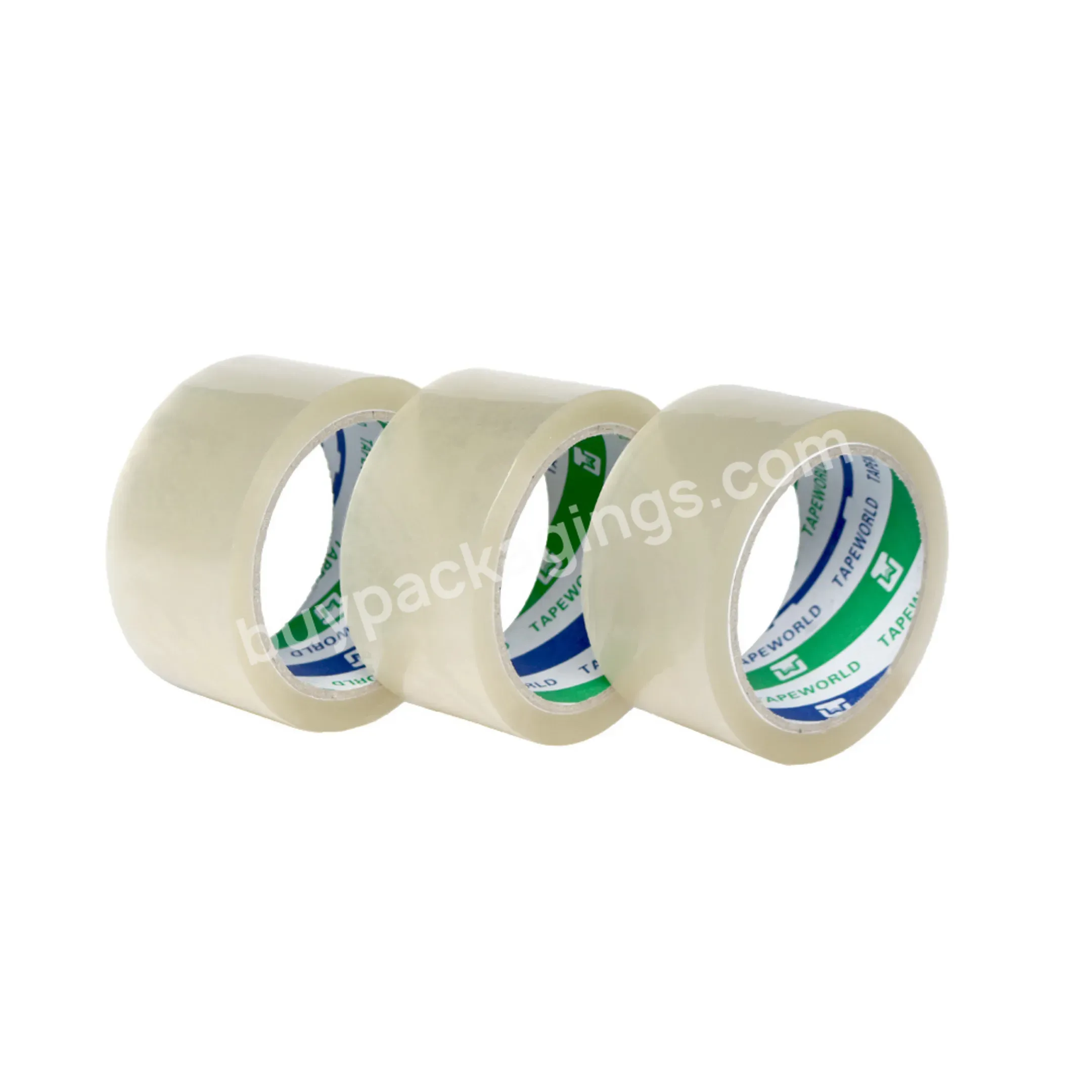 Heavy Duty Shipping Packing Water Based Acrylic Adhesive Clear Transparent Bopp Carton Sealing Packaging Tape
