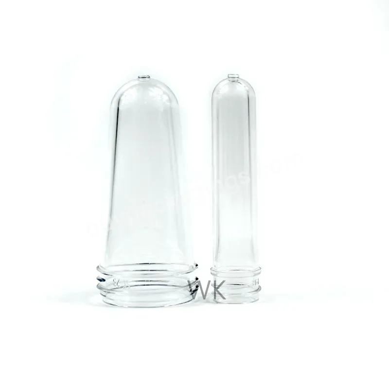 High Quality 28mm 30mm 38mm Plastic Pet Preforms For Blowing Cosmetic Bottles Pet Preforms Manufacturer 38mm Pet Preform - Buy Pet Preform Tube 45 Mm,5 Gallon Pet Preform,28mm Pet Preform.