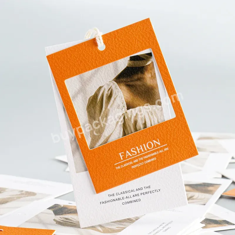 High Quality Custom Paper Hang Tags Garment Tags With Your Logo Or Design - Buy Garment Tags,Paper Hang Tag,Custom Paper Tags.