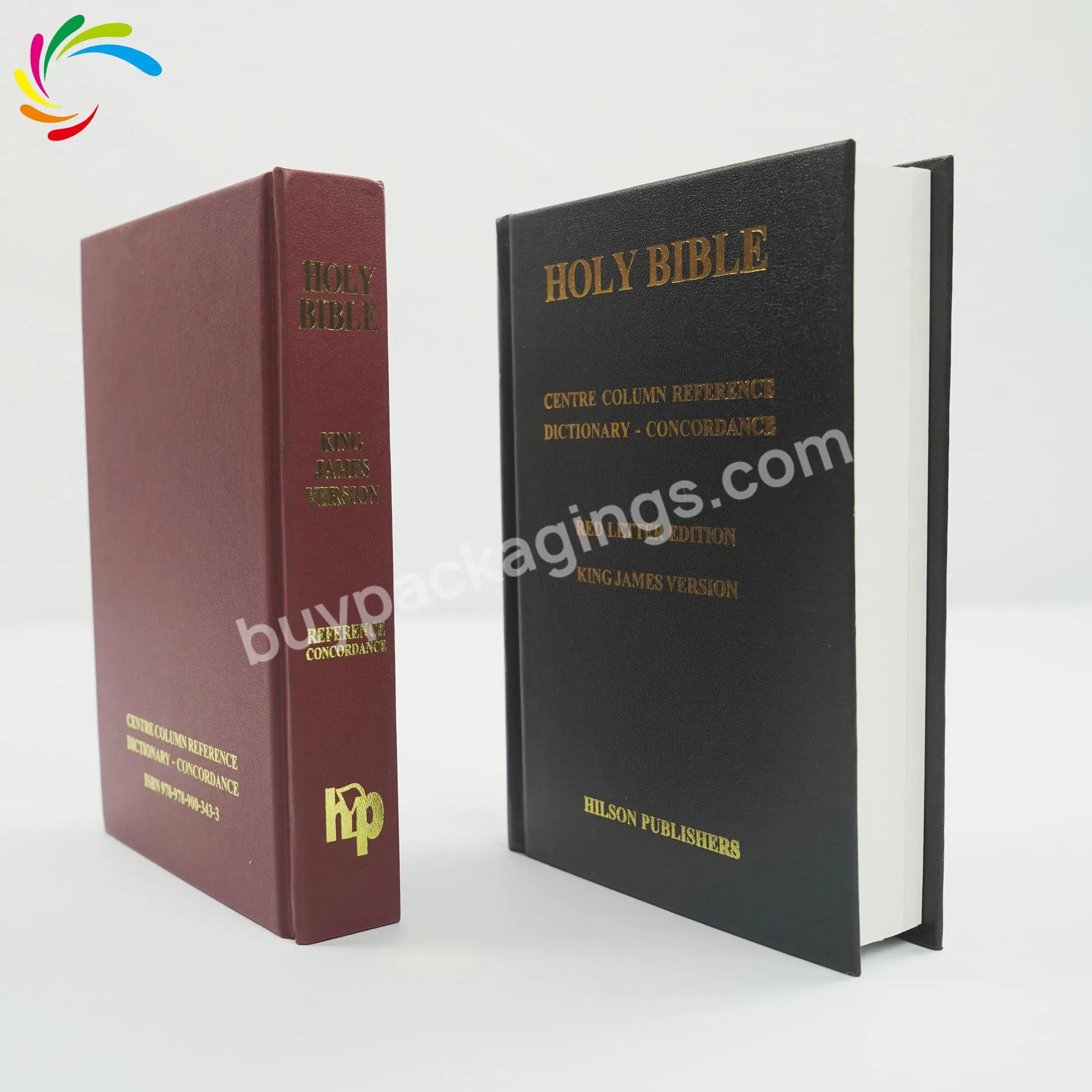 High Quality Customized holy bible English Bible Paper Book Printing