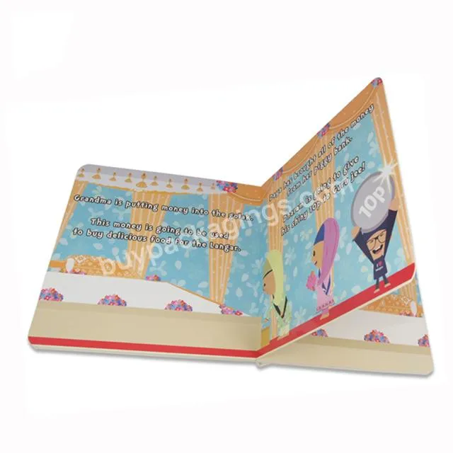 High Quality Low Cost Personalized Children's Books Printing Service Board Book Printing