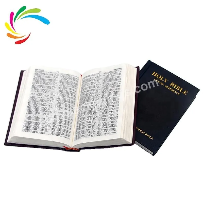 high quality printing books embossed hard cover bibles kjv version holy bibles