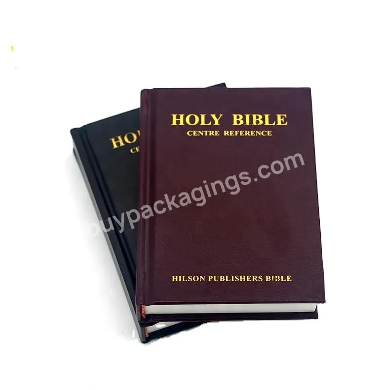high quality printing books embossed hard cover bibles kjv version holy bibles