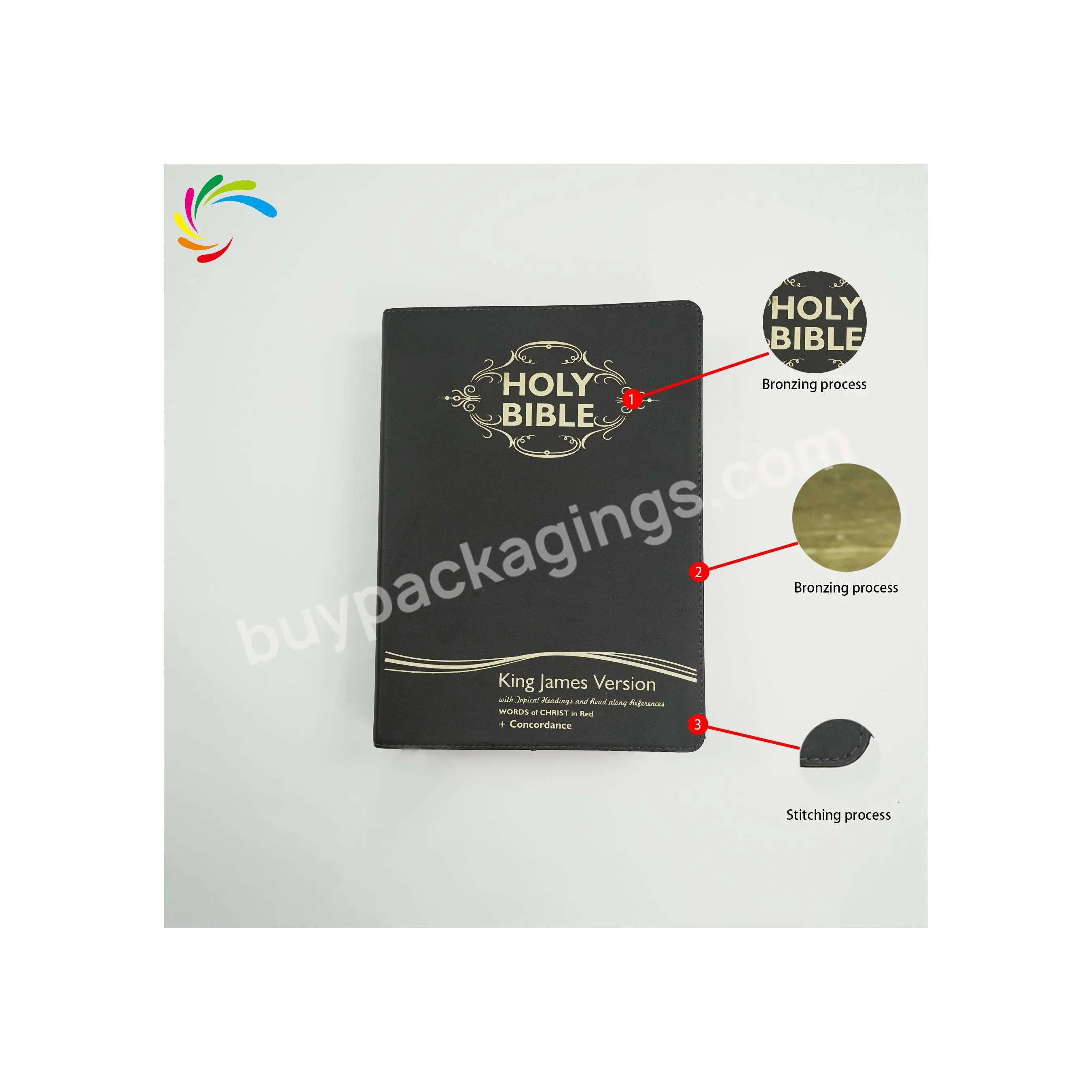 Hot sale Tarpaulin cover Print The Holy Version Printing Book New King James Bible
