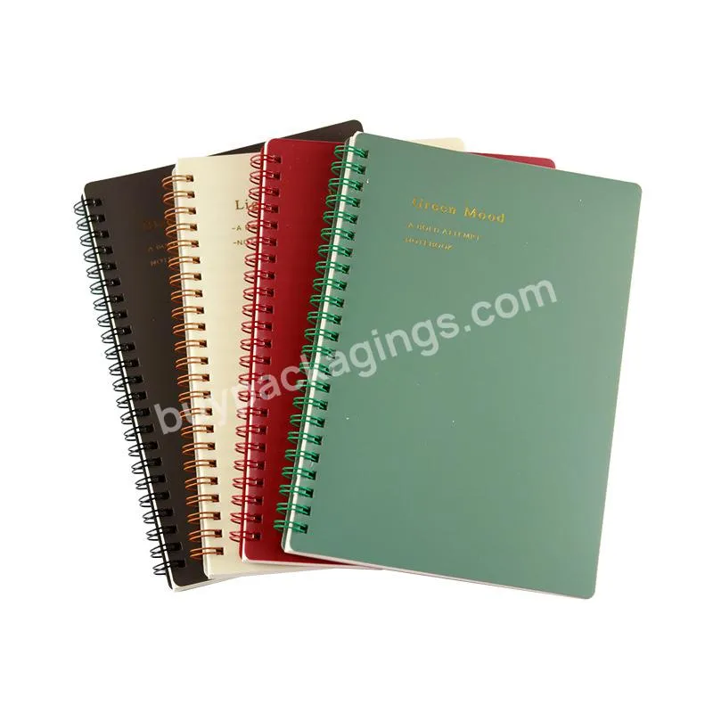 In Stock Notebook A5 B5 Cheap Note Book Red Black Green Journals Daily Planner Wholesale Spiral Notebooks