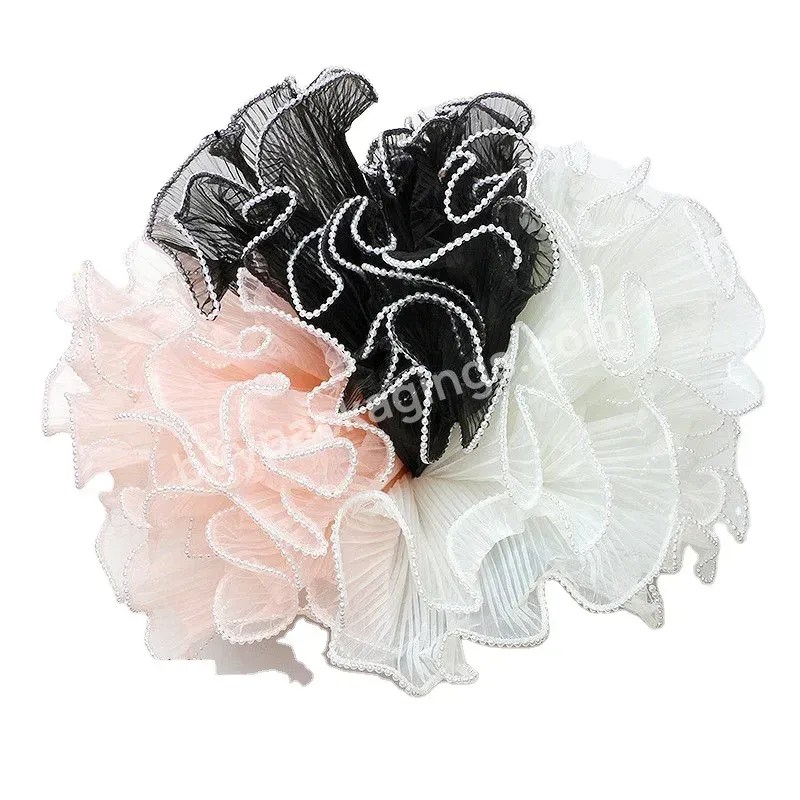 Korean Bouquet Flowers Ruffled Wrapping Material Decorative Bags Mesh Wrapping Paper Crimped Pearl Wave Yarn Wholesale - Buy Wrapped Flower Paper,Florist Material With Lamp,Korean Bouquet Flowers Ruffled Wrapping Material Decorative Bags Mesh Wrappin