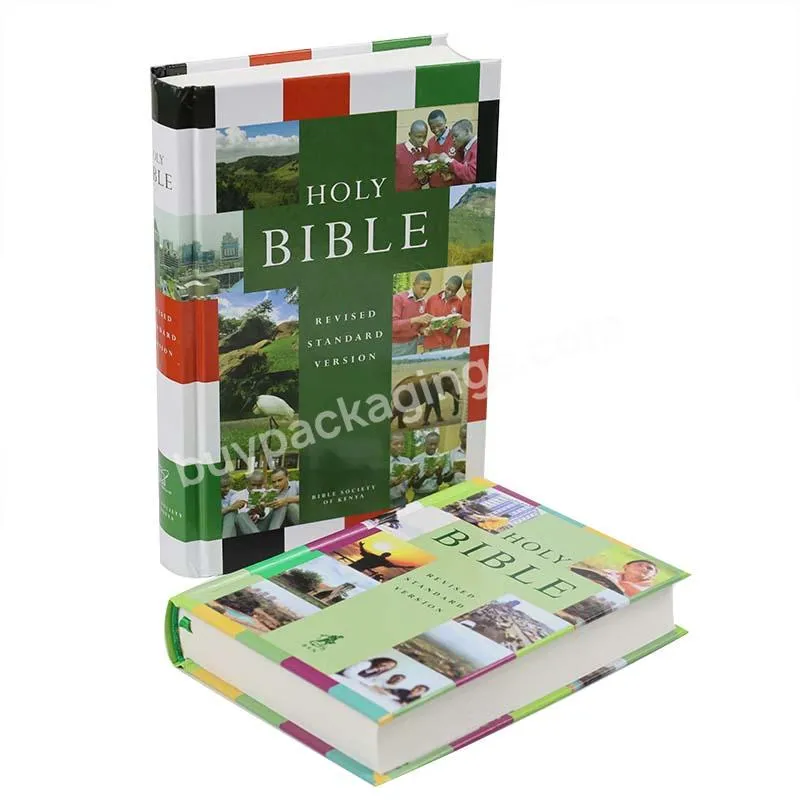 Low MOQ Kenya Holy Bibles Books Africa version bibles Hard Cover HOLY BIBLE book printing