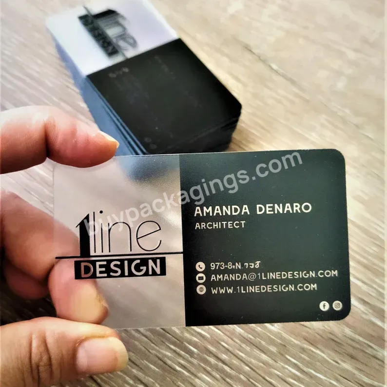 Low Moq Supplier Custom Thank You Card Transparent Plastic Pvc Business Cards With Logo - Buy Graphics Cards,Business Cards With Logo,Name Card.