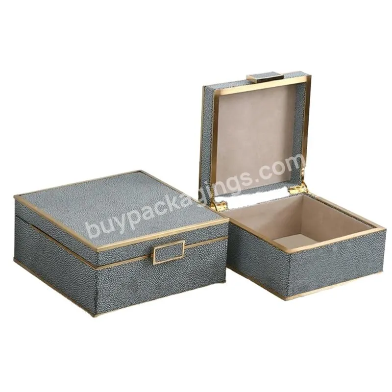 Luxury Custom Wooden Box Luxury Essential Oil Box High End Wooden Perfume Box with Golden Edge