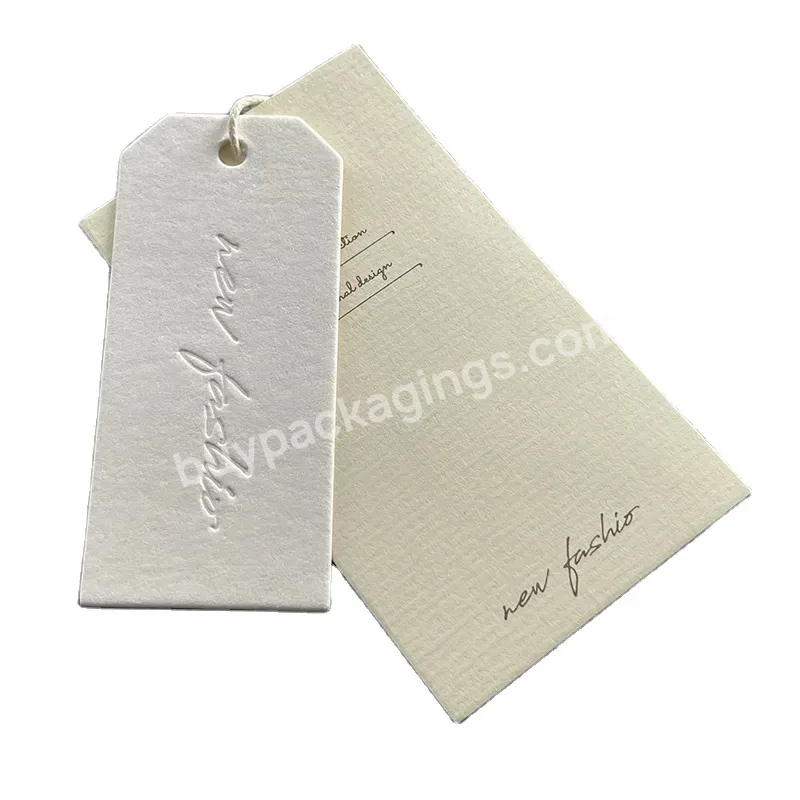 Luxury Paper Embossed Golden Stamping Logo Hang Tags Clothing Paper Hang Tag For Store - Buy Hang Tags Clothing,Embossed Golden Stamping Logo Hang Tags,Embossed Hang Tags.
