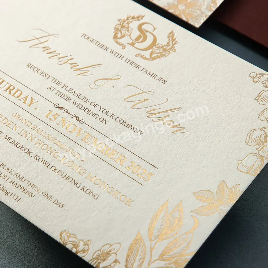 Luxury Wedding Invitations Hot Stamping Invitation Card With Wedding Envelope - Buy Wedding Invitations,Wedding Cards Designs Invitation,Wedding Invitation Card Luxury.