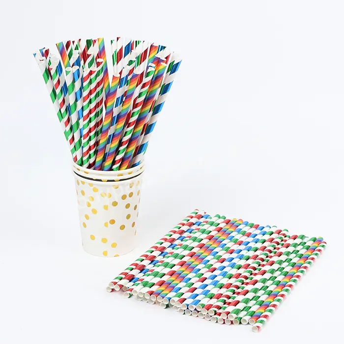 Manufacturer Guangdong Paper Straw Rainbow Striped Paper Straws For Drinking - Buy Rainbow Striped Paper Straw,Paper Straws For Drinking,Guangdong Paper Straw.