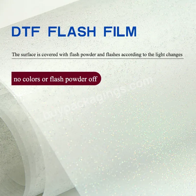 Manufacturer Heat Transfer Glitter Dtf Pet Film For Dtf Pet Heat Transfer Printer - Buy Pet Film,Dtf Pet Film,Glitter Dtf Pet Film.