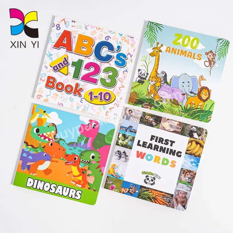 Manufacturer High Quality Full Color Abc Alphabet Learning Books For Kids