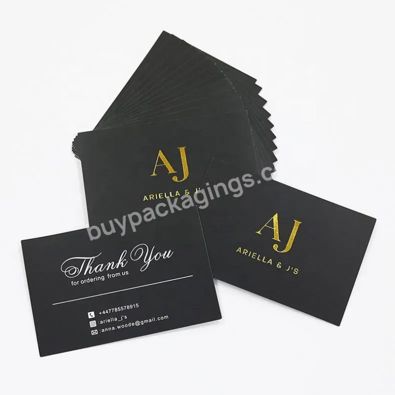 Moq 50 High Quality Luxury Custom Business Thank You Colorful Postcard Cards Print Service For Your Logo - Buy Business Card With Own Logo,Amazon Thank You Card,Paper Insert.