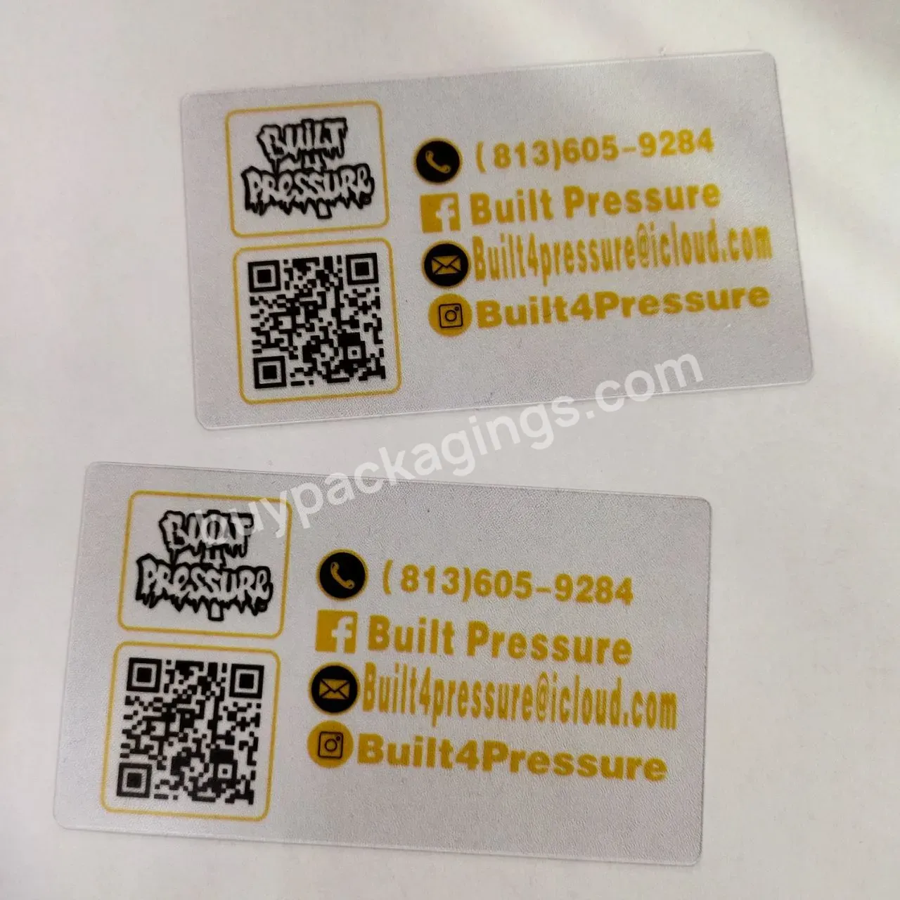New Design Custom Plastic Pvc Card Printing Business Card With Social Media Transparent Coupon Card For Promotion - Buy Pvc Card,Transparent Coupon Card,Pvc Plastic Card.