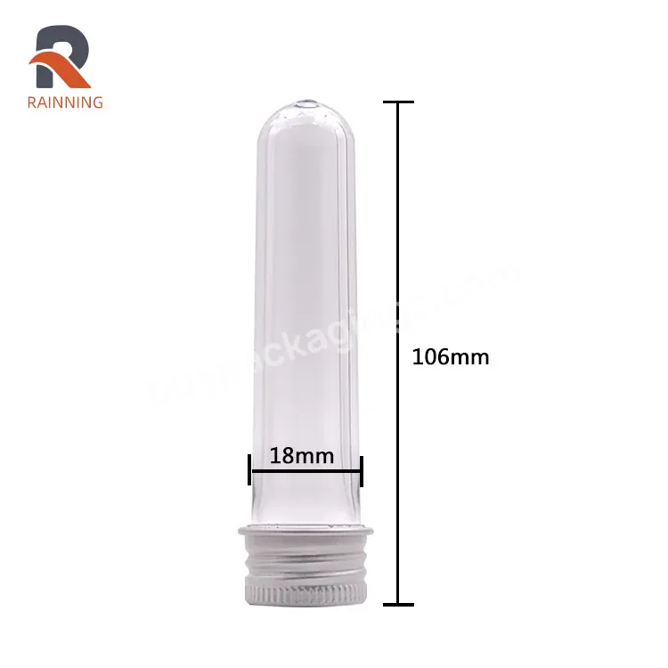 Oem Transparent Pet Bottle Preforms 24mm Neck Food Grade Candy Container 15ml Pet Tube Packaging - Buy Clear Pet Tube,Pet Bottle Preforms,Candy Container.