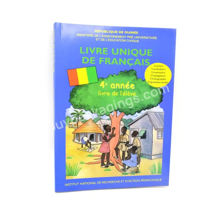 Offset Printing Africa Softcover Text Book Custom School Educational Textbook For Students
