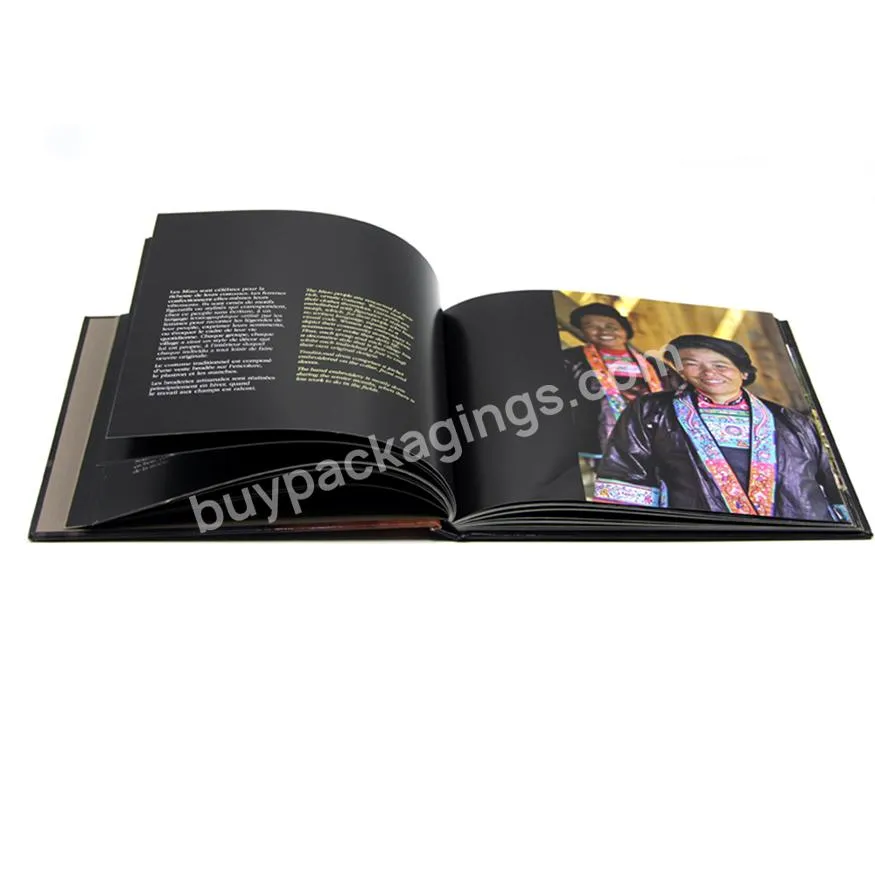 Photo Album Art Book Printing Full Color OEM Custom Hardcover Book