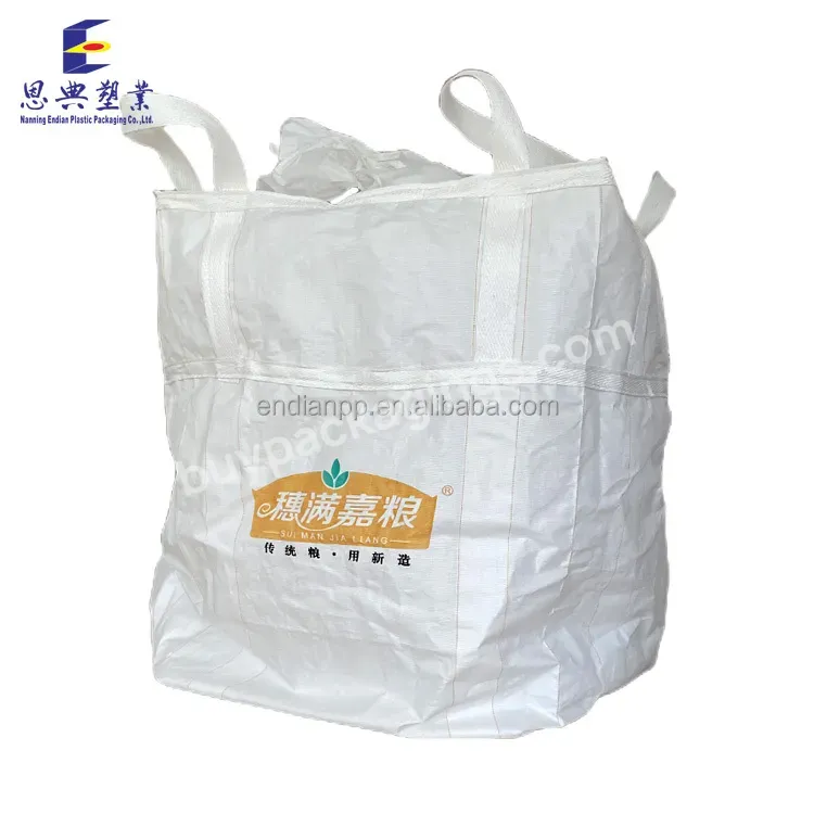 Pp 1000kg 2000kg 1 Cubic Big Jumbo Fibc Sack Skip Bag For Food Package Rice Sugar Grain Maize Vegetable - Buy Skip Bag,Big Skip Bag,Pp Skip Bag.