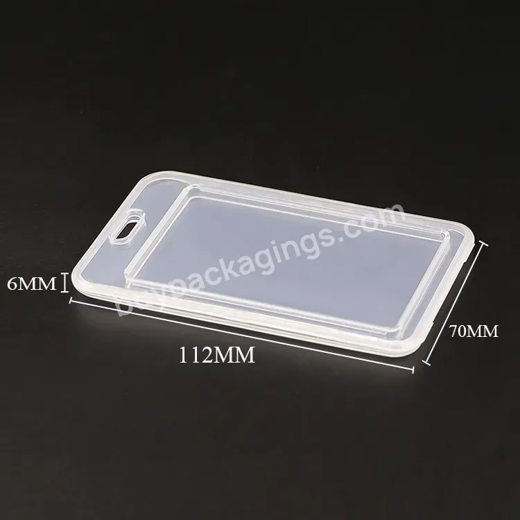 Pp Plastic Clear Business Card Case Name Card Holder Business Visiting Box Name Id Box Small Plastic Box Card Holder - Buy Small Plastic Box Card Holder,Business Card Holder,Visiting Card Case.