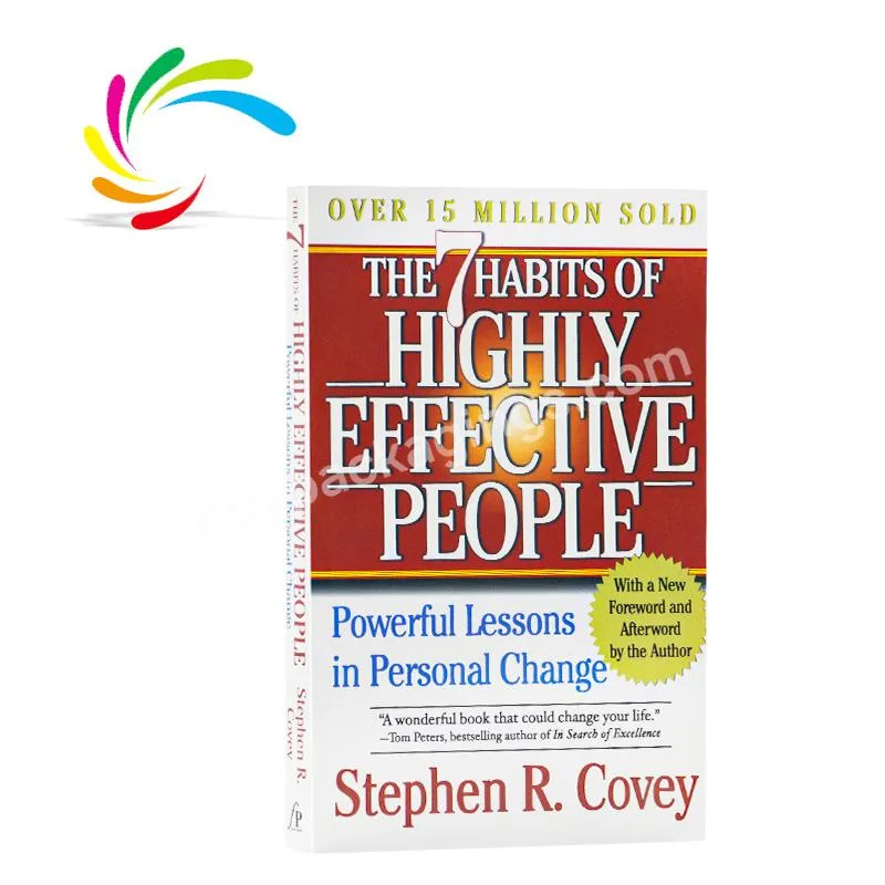 Printing books custom paperback book printing services The 7 habits of highly effective people adult books in english