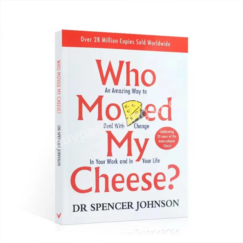 printing books paper & paperboard printing English books Who Moved My Cheese novel printing