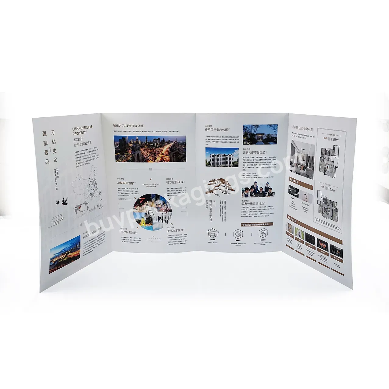 Professional Custom Printing Three Fold Brochure Booklet - Buy Three Fold Brochure,Brochure Booklet Printing,Custom Brochure.