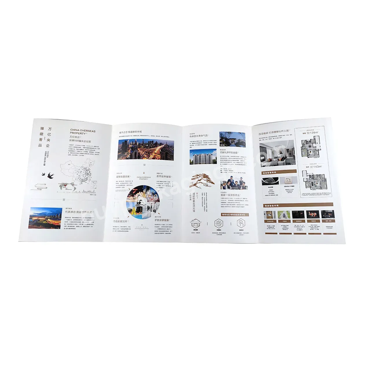 Professional Custom Printing Three Fold Brochure Booklet - Buy Three Fold Brochure,Brochure Booklet Printing,Custom Brochure.