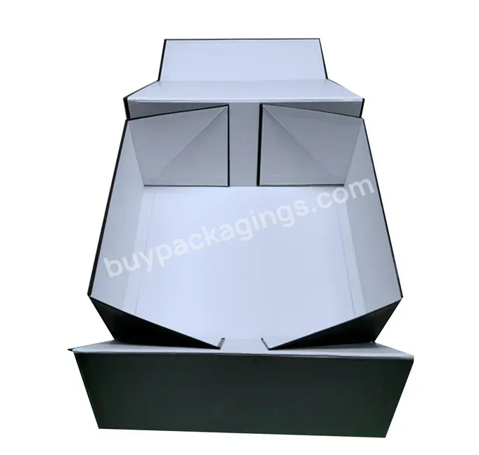 Reusable Magnetic Flip Box Custom Folding Gift Box Will You Be My Bridesmaid Box - Buy Gift Boxes With Lids,Box Luxury Gift Box Magnetic Closure Gift Box,Custom Logo Black Magnetic Flip Top Rigid Gift Box.