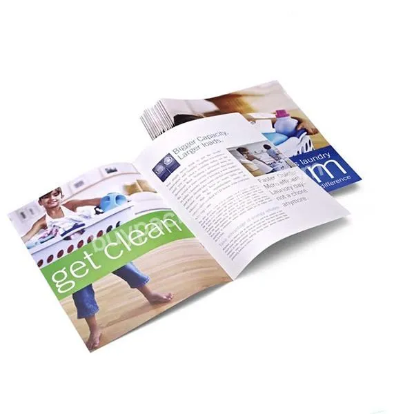 Simulation magazine model books printing service flyer