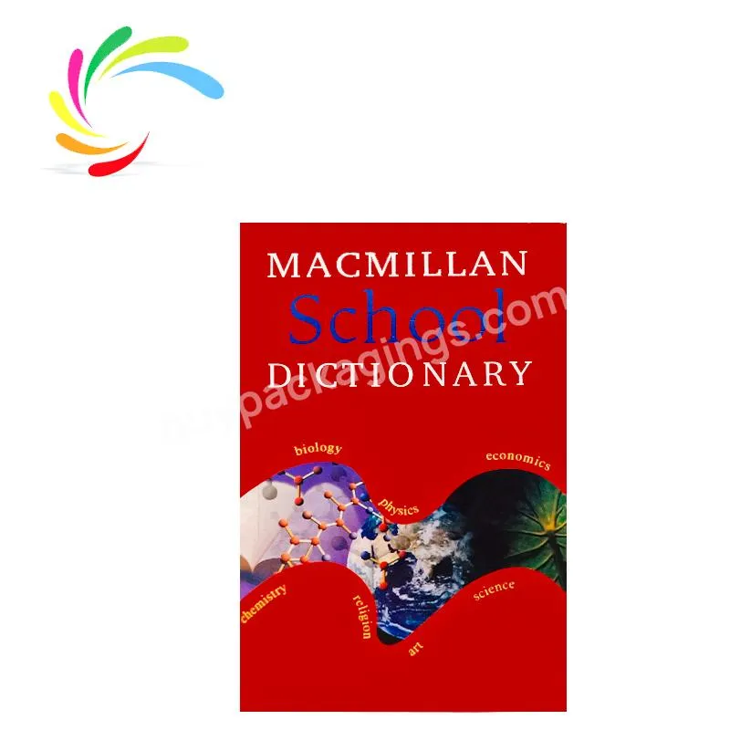 Top supplier new arrival promotional factory price paperback book English dictionary stock MACMILLAN School DICTIONARY