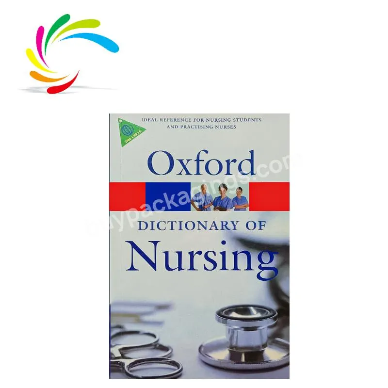 Top supplier new arrival promotional factory price paperback book English dictionary stock Oxford Dictionary of Nursing