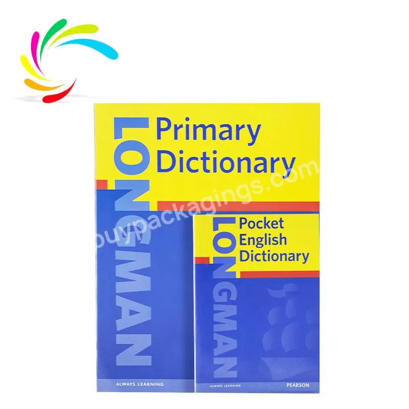 Top supplier new arrival promotional factory price softcover book English dictionary Longman English Dictionary