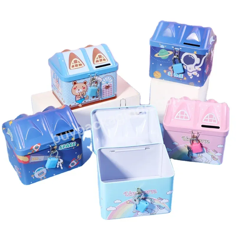 Treasure Chest Metal Tin Money Saving Box With Coin Slot,Money Collect Box Tin With Lock And Key - Buy Money Collect Box Tin With Lock And Key,Money Saving Box With Coin Slot,Treasure Chest Metal Tin.