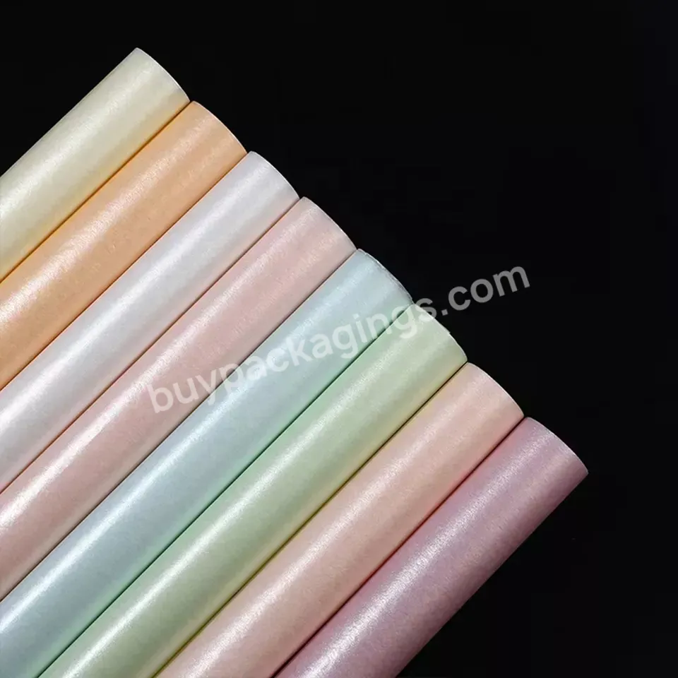 Waterproof Thickened Pearlescent Sydney Paper Flower Wrapping Paper Cake Baking Decoration Bouquet Lining Flower Packing - Buy Flower Gift Wrapping Paper,Solid Color Sydney Paper Wrapped In Floral Paper,Waterproof Thickened Pearlescent Sydney Paper F