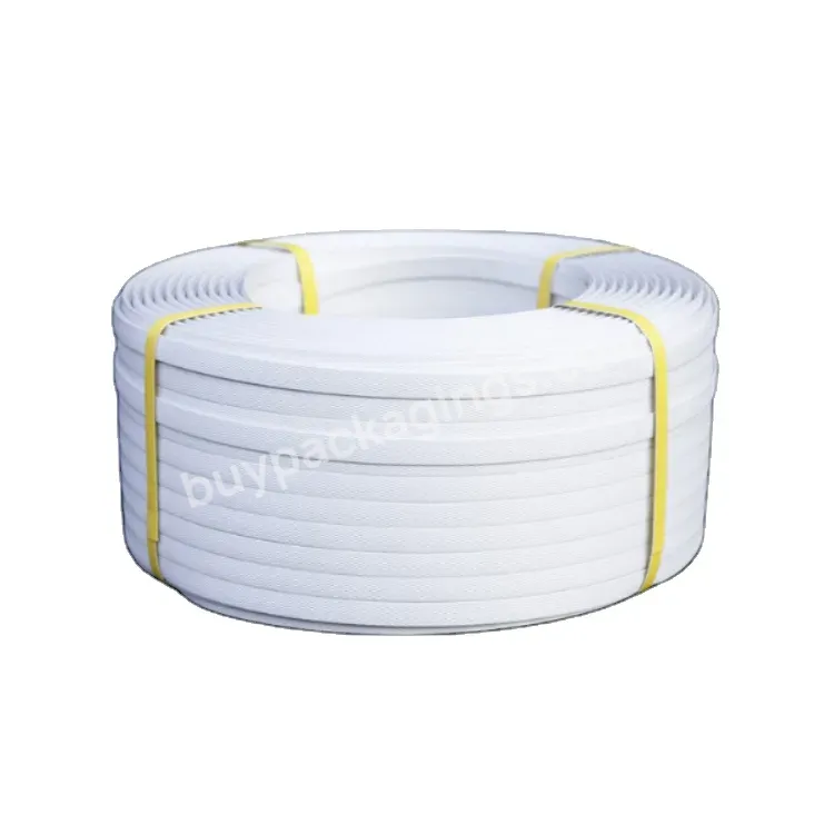 White Color Polypropylene Plastic Packing Strap Pp Strapping Belt - Buy White Pp Strapping,Polypropylene Strap,Polypropylene Strapping.