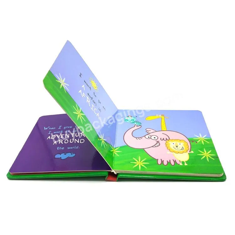 Wholesale Cheap Custom Coloring Cardboard  English Story Children Books Printing Service