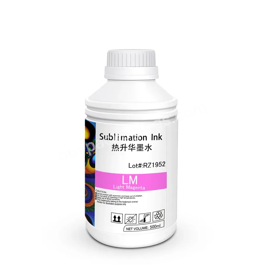 Wholesale High Quality Factory Direct Supply 500ml/bottle 6 Colors C/m/y/k/lc/lm Sublimation Ink For Textile Inkjet Printing - Buy Sublimation Ink For Textile Printer,Sublimation Dye Ink For Digital Inkjet Printer,Textile Sublimation Dye Ink For Digi