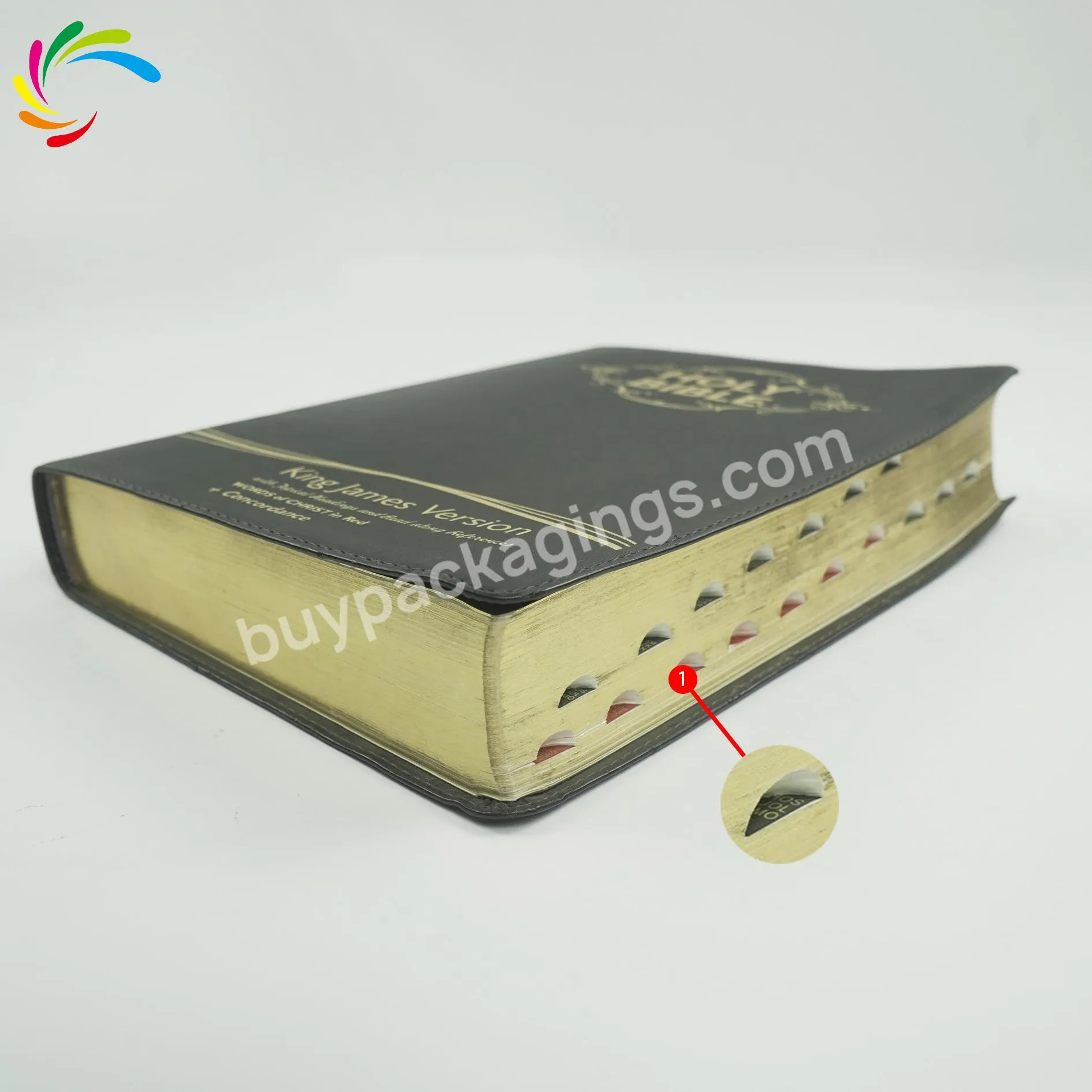 Wholesale high quality Tarpaulin bible cover Customized Bibles Printing