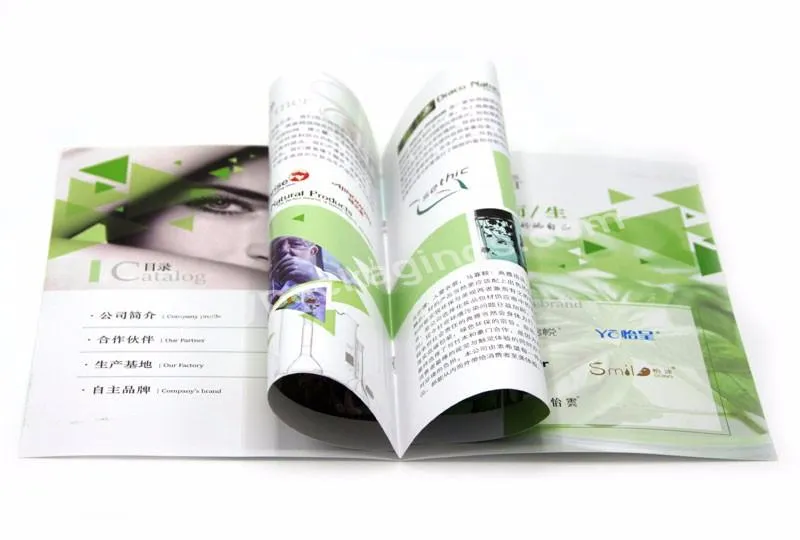 Wholesale product description small size custom fold flyer brochure printing service