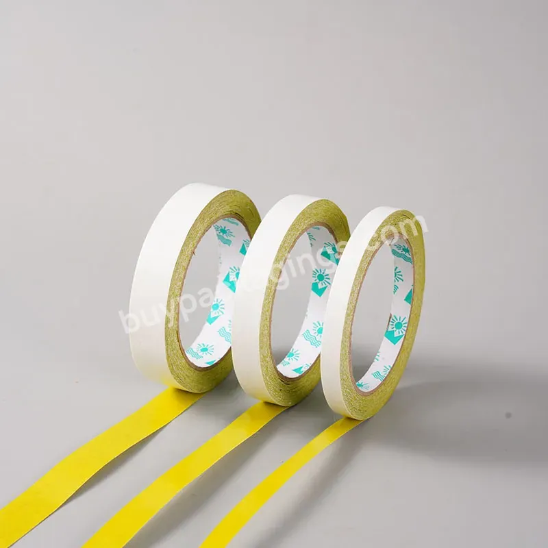 Yellow Double-sided Tape Easy To Tear Traceless Double-sided Tape