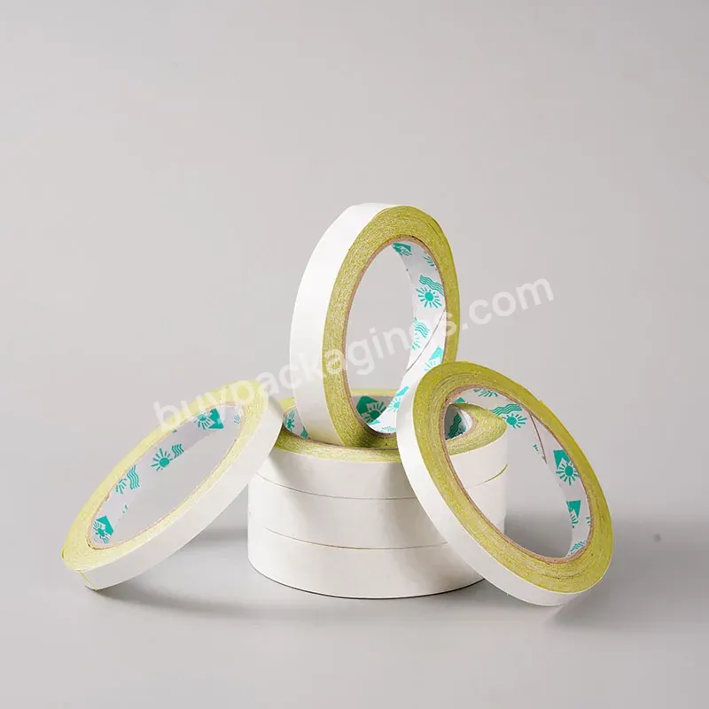 Yellow Double-sided Tape Easy To Tear Traceless Double-sided Tape
