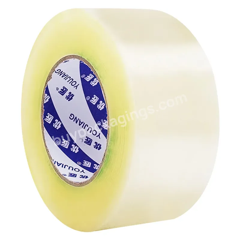 You Jiang Custom Logo Matt White Adhesive Packing Tape Bopp Self Waterproof Adhesive Tapes Shipping Sealing Packing Tape