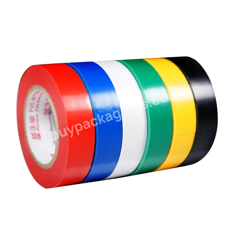 You Jiang Fire Retardant Insulation Black Self Adhesive Manufacturer Glossy Pvc Electrical Tape