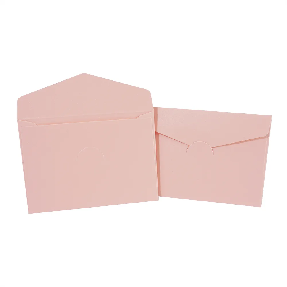 ZL Wholesale Custom Cheap Mini Color Craft Paper Envelope Bag For Packaging Thank You Card Wedding Invitation Card Birthday Card