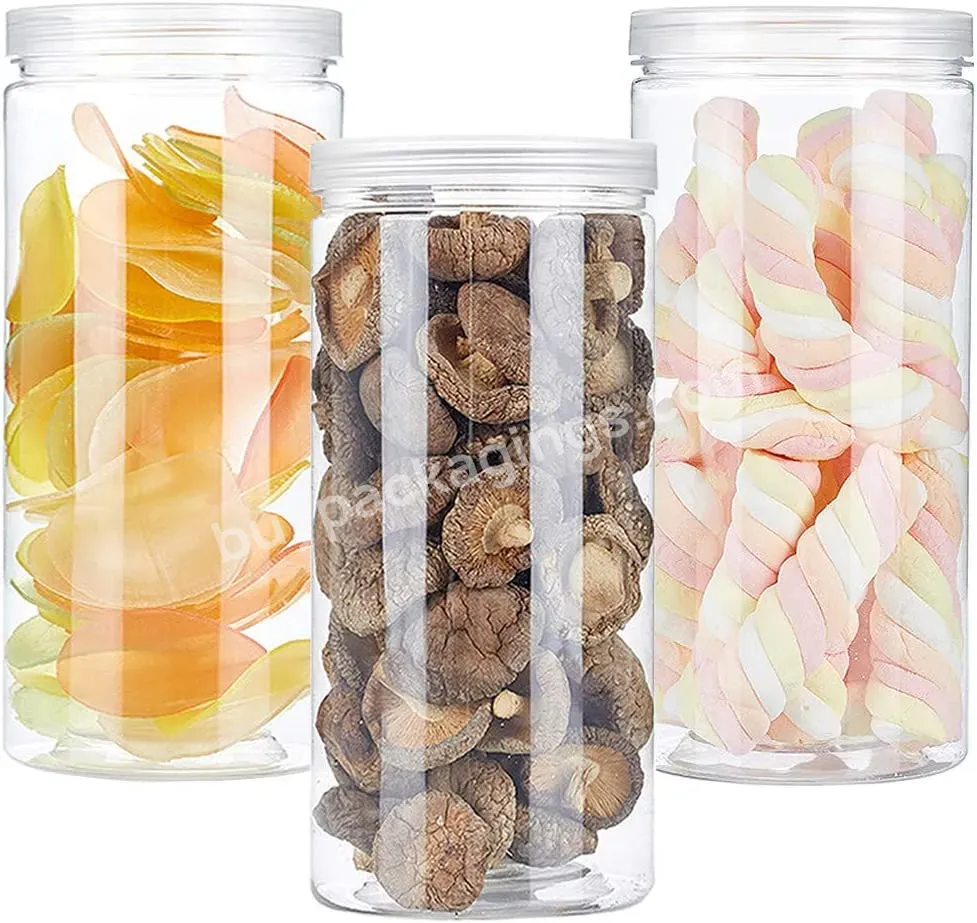 Cashew Nuts & Dry Fruits Jar With Screw Cap Food Grade Plastic Jar Containers For Kitchen & Household Storage - Buy Plastic Jar Containers For Kitchen,Dry Fruits Jar With Screw Cap,Food Grade Plastic Jar.