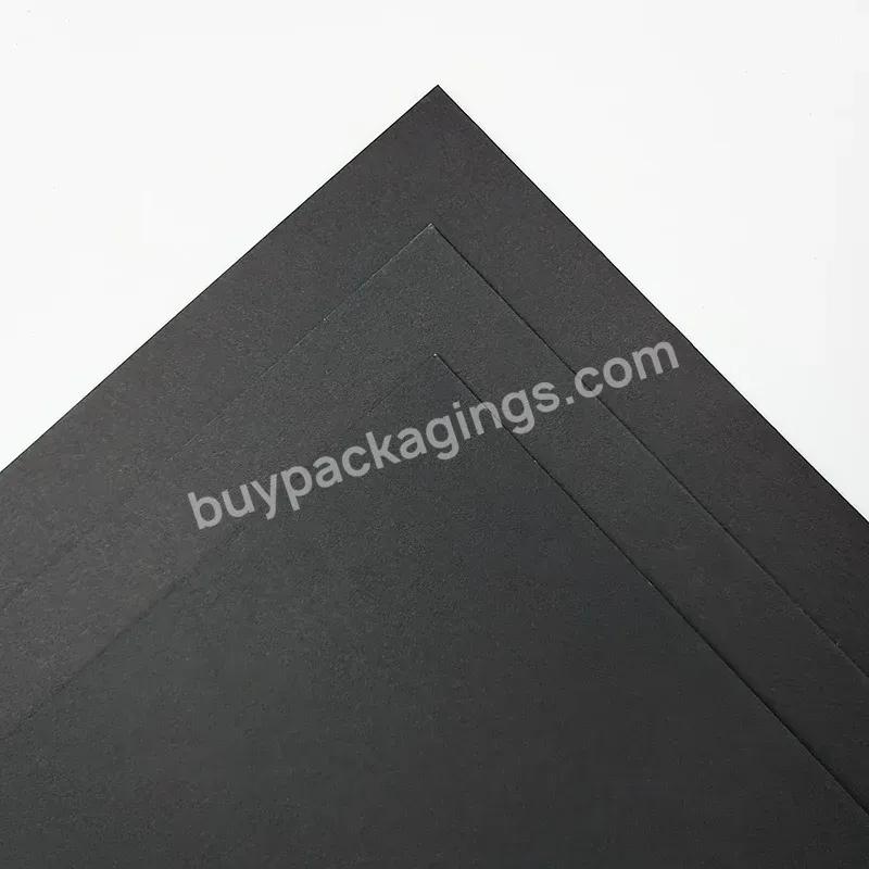 Luxury Recycled Rigid Cardboard Foldable Clothes Gift Boxes Custom Logo 300gsm Black Board Paper - Buy Thick Black Paper Board,1mm Black Cardboard Paper Sheets,Cardboard Boxes For Packaging.